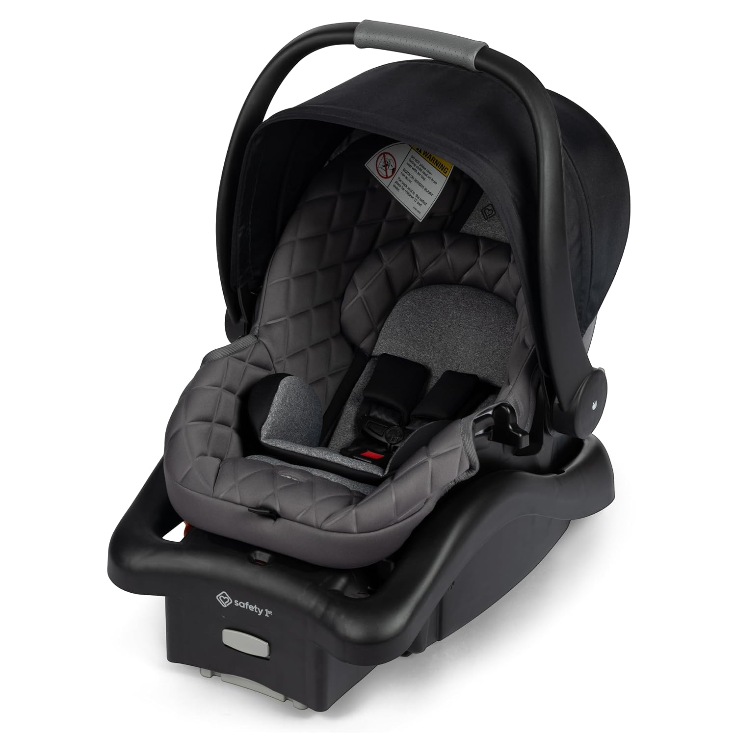 Safety 1st onBoard™ Insta-Latch™ DLX Infant Car Seat with Base, Baby Car Seat for 4-30 lbs., Rear Facing Car Seat, Ironbark