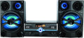 IQ Sound IQ-9000BT Premium 160W Hi-Fi Audio System with Bluetooth, DVD/CD/MP3/WMA Compatible, USB, FM Radio, LED Display, Speaker Lights, Remote Control, 2 Microphone Inputs, AV Output, AUX Input