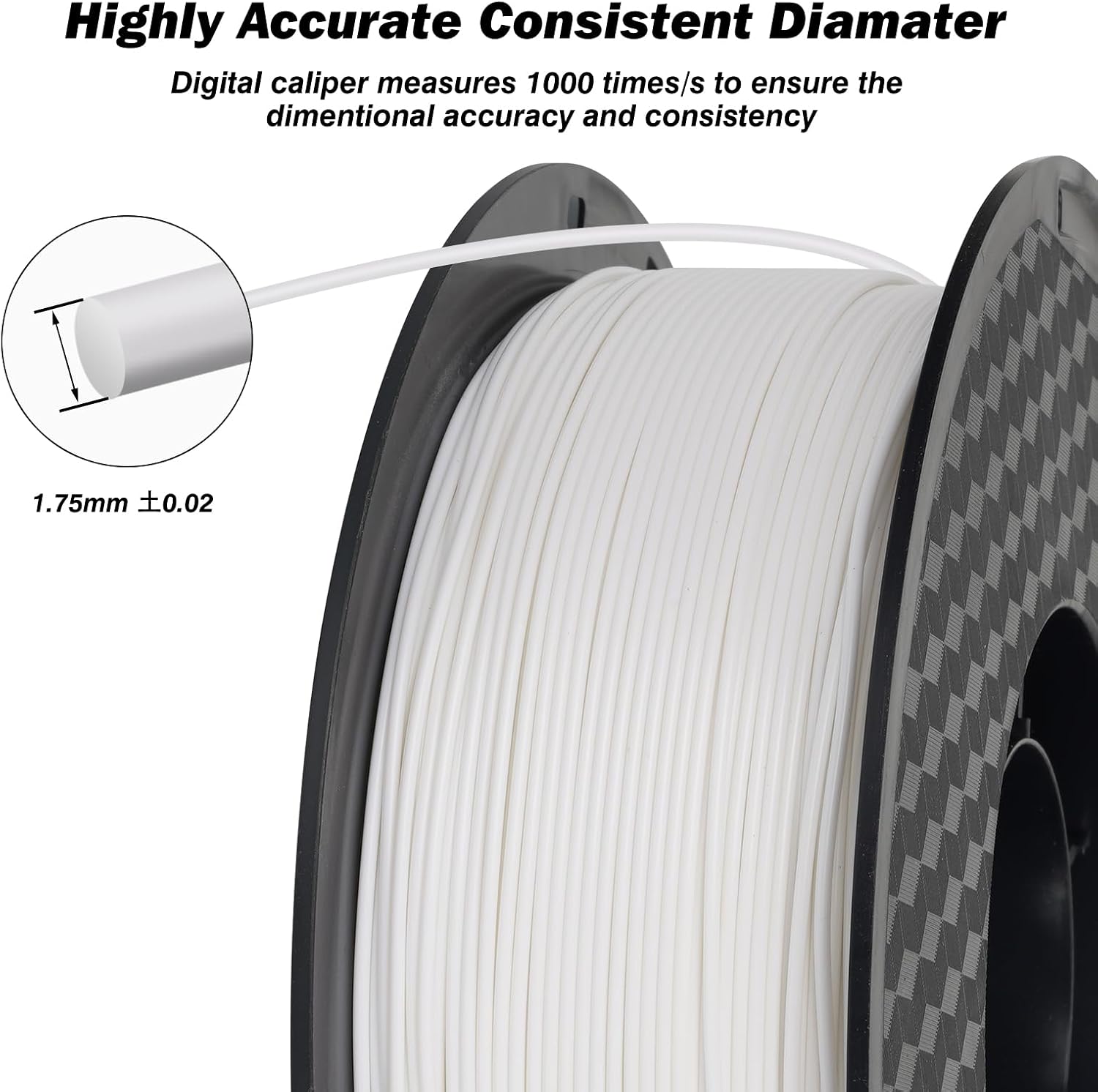 Kingroon PLA 3D Printer Filament,10 Rolls, Dimensional Accuracy +/- 0.03 mm, 10kg Spool(22lbs),1.75 mm,2Black+2White+Red+Green+Blue+Pink+Yellow+Skin