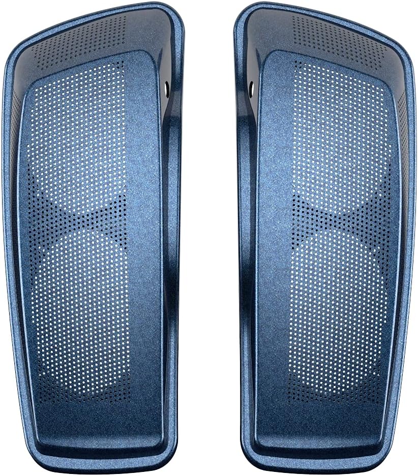 Advanblack Saddlebag Dual 6x9 Speaker lids, Audio Covers Fit for H-D Touring, Road Glide, Street Glide Special, Road King, 2014 2015 2016 2017 2018 2019 2020 2021 2022 2023
