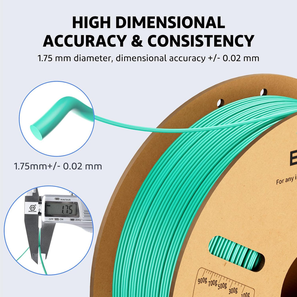 ELEGOO PLA Plus Filament Bundle Black & White 10KG, 1.75mm PLA+ Tough 3D Printer Filament Dimensional Accuracy +/- 0.02mm, 10 Pack 1kg Spool(2.2lbs) Fits for Most FDM 3D Printers