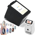 Special Inkjet Ink Cartridge for Nail Printer, 3D Color Ink Cartridge with HD Painting for 800 Nails, for Girls' Home Nails Care and Nail Art Equipment Printing Machine Whiteinkcartridge