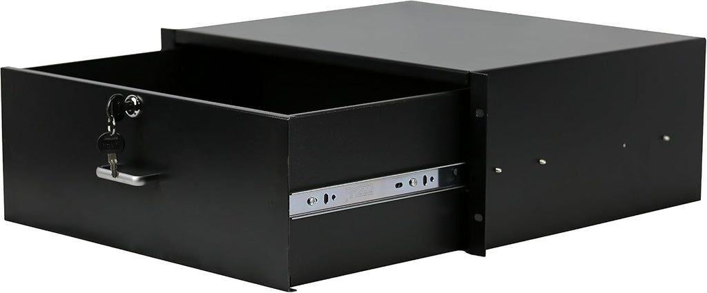 Open Rack 15U 4 Post Open Frame 19-Inch Data Network Desktop Server/Audio Rack (20U, 17' Deep)