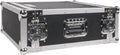 Sound Town 4U PA/DJ Rack/Road Case, 4-Space, with 21' Rackable Depth, Plywood, Metal Ball Corners, Pro Tour Grade Flight Case (STRC-4U)