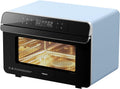 ROBAM Toaster Oven Air Fryer Combo R-BOX Blue, 23QT Countertop Convection Steam Oven, Rapid Steam, Bake, Air Fry, Broil, Dehydrate, Defrost, Ferment, Steam Self-Clean, Touchscreen Control