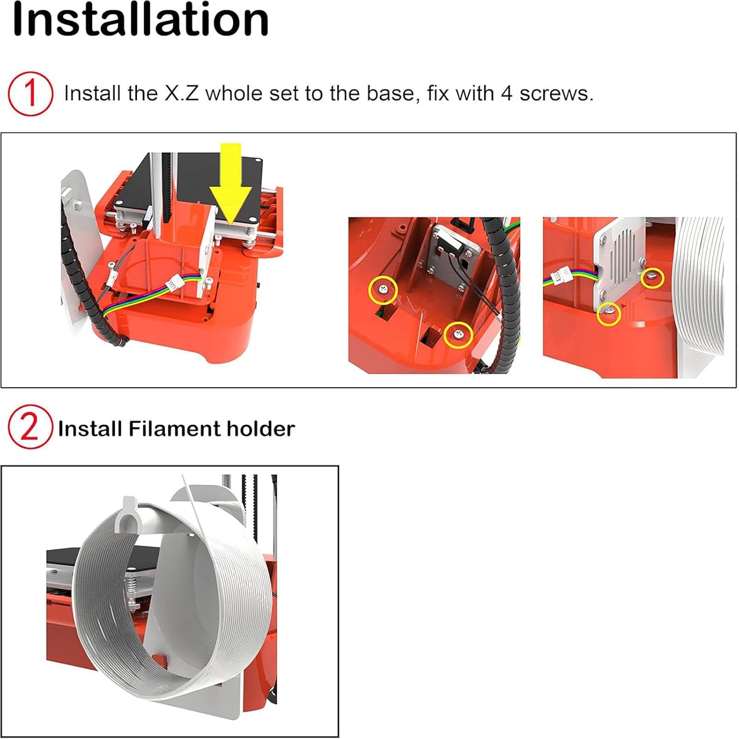 3D Printer Mini Desktop Printing Machine,Leveling-Free Printer,Uniform Heating,100X100X100mm Printing Size,for Beginners, Kids, Student Education, Gifts,Black (Black)