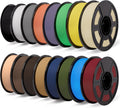 iSANMATE 16KG Matte PLA Filament Bundle 1.75MM 30-300mm/s Black White Grey Beige Skin Navy Blue Army Green Brown Chocolate Latte Brown Orange Red Burgundy Red Blue Green Dusty Lavender Yellow