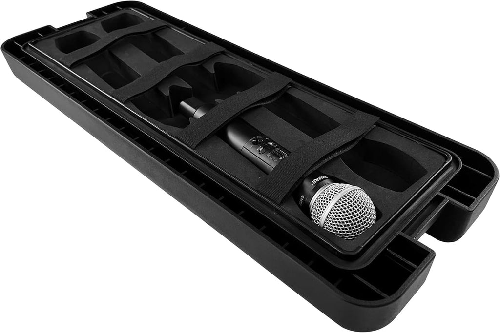 Odyssey Watertight 3U Rack Case with 4 Microphone Compartments