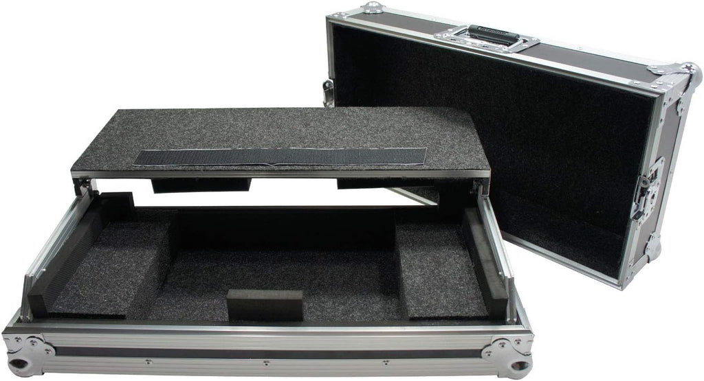 Harmony Audio HCMIXTRACKPRO3LT Flight Laptop Stand DJ Case Compatible with Numark Mixtrack Pro 3