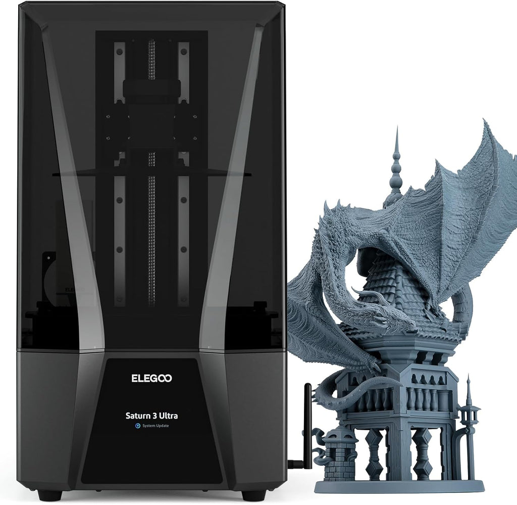 ELEGOO Saturn 3 Ultra MSLA 3D Printer and 5PCS ACF Release Liner Film for Saturn 3 Ultra LCD 3D Printer