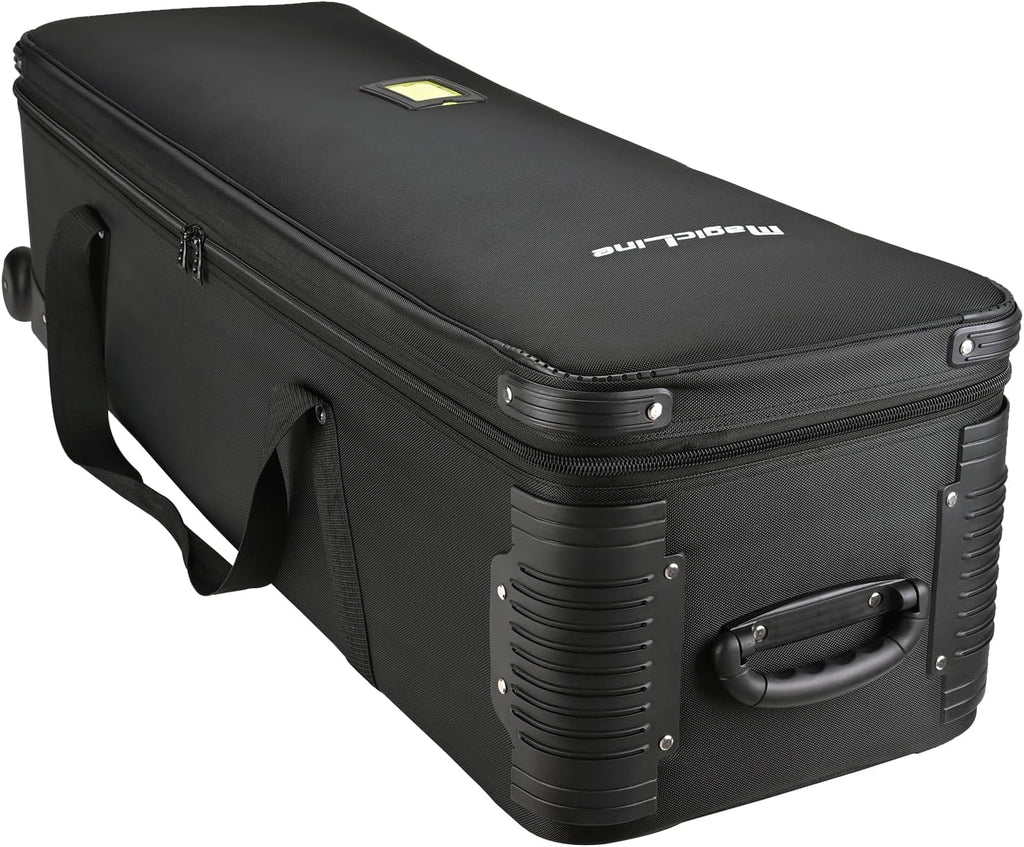 MagicLine Studio Trolley Case 47.2x15x13 inch/120x38x33 cm, Rolling Camera Case, Carrying Bag with Wheels for Photo Video Studio Gears, Light Stands, Tripods, Strobes and Studio Lights, Telescopes.