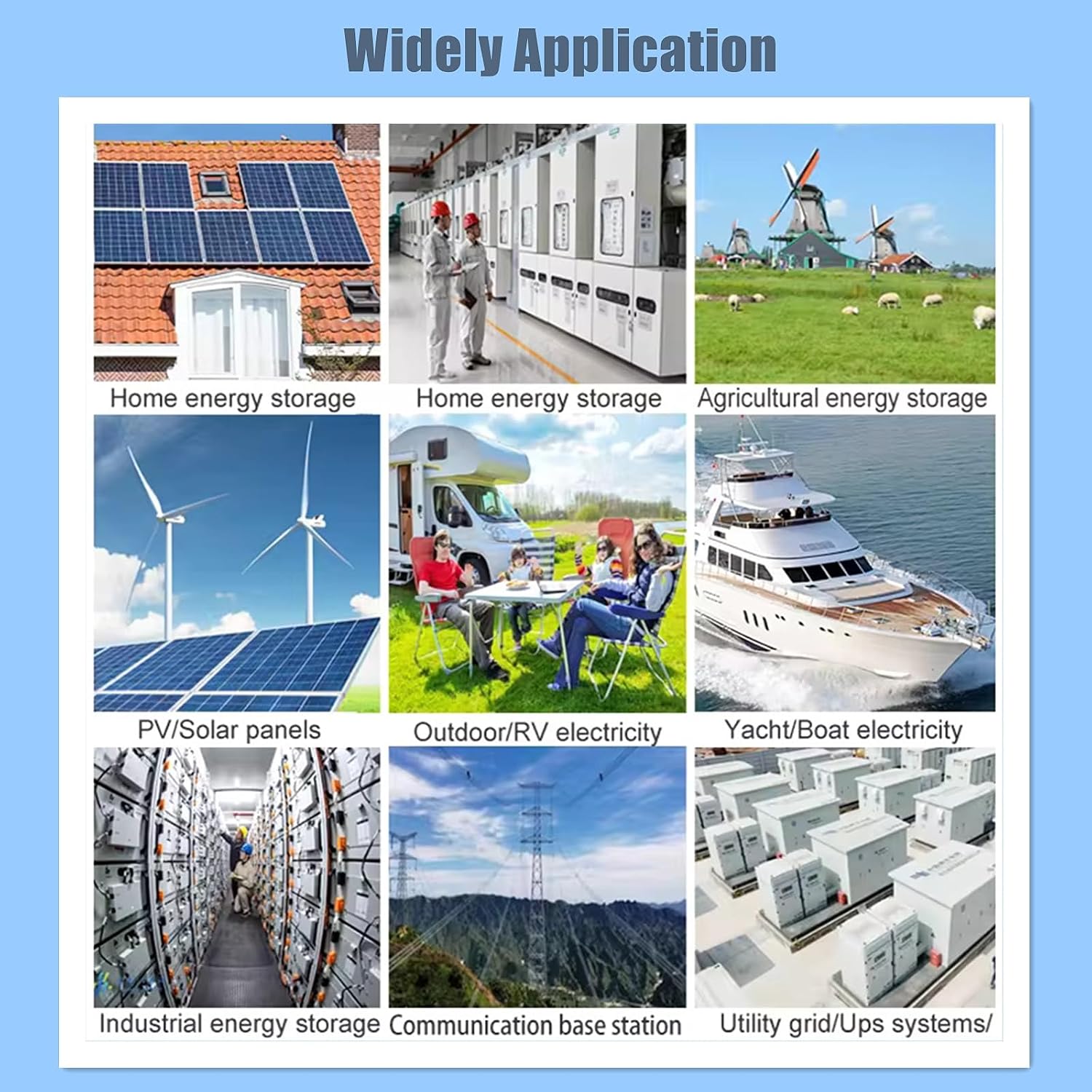10KW Hybrid Solar Power System Complete Kit Home Kit with 5.8KW Solar Panels+48V Hybrid Inverter+ 51.2V LiFePo4 Solar Battery (10P* 580W PV+1 * 10KW Inverter+1 * 16KWH Battery)