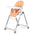 Peg Perego Prima Pappa Zero 3 - High Chair - for Children Newborn to 3 Years of Age - Made in Italy - Peach (Light Orange)