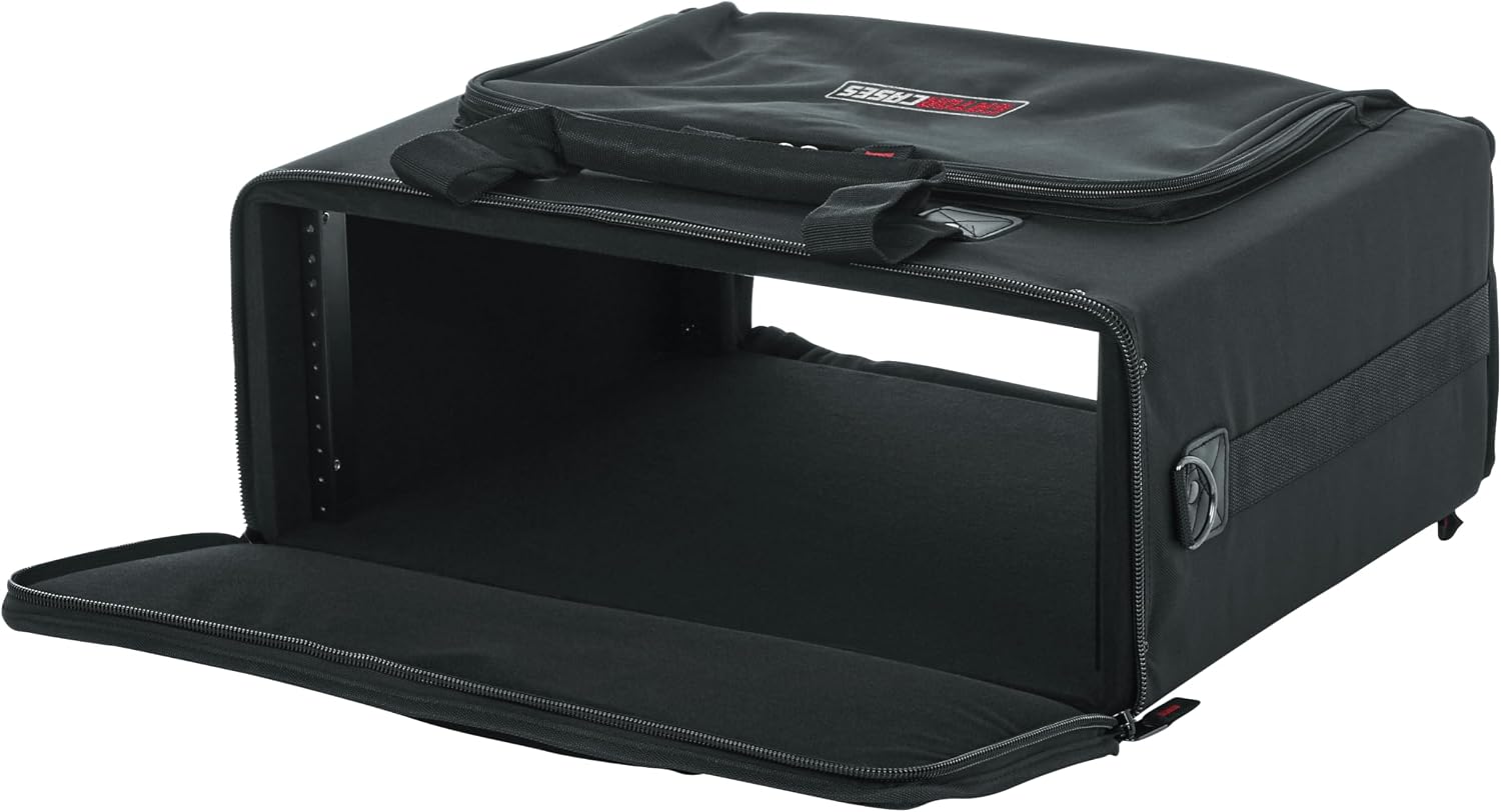 Gator Cases Rack Bag Series Portable 4U Rack Bag with 14' Rackable Depth, (GRB-4U)