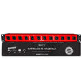 Sound Tools CAT Rack Female - Female XLR Rack Mountable Stage Box with Audio Over Shielded CAT Cable. Send 12 Channels of Audio, DMX, Clear-Com or AES