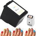 Long-Lasting Replacement Ink Cartridge for Nail Printer, 3D Color Ink Cartridge with HD Painting for 800 Nails, for Nail Art Studios and Girls' Home Nail Care Whiteinkcartridge