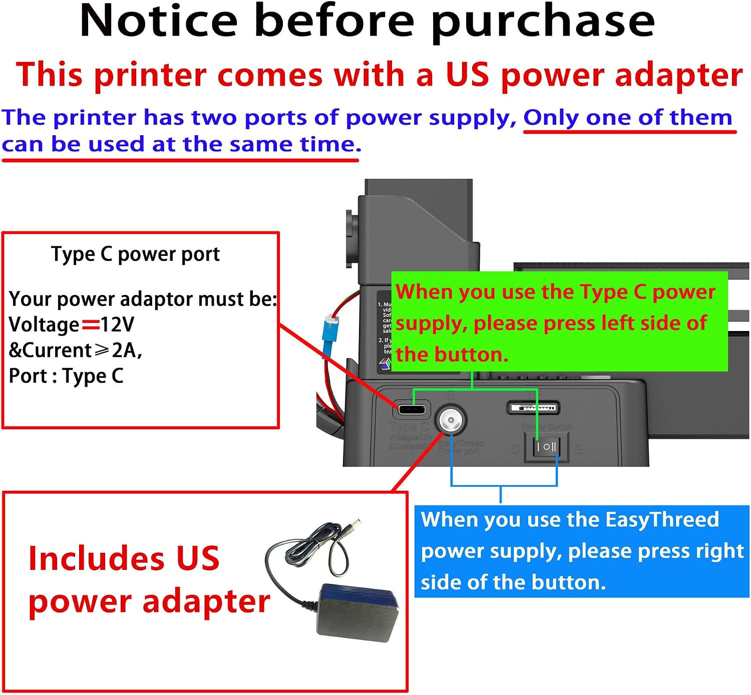 Portable 3D Printer - Compact FDM 3D Printer with Removable Build Plate, PLA & TPU Filament Compatibility, 0.4mm Nozzle, 100x100x100mm Build Volume, Easy-to-Use Design for Beginners