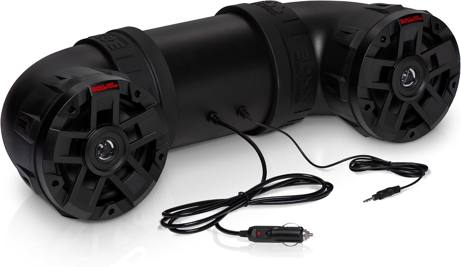 BOSS Audio Systems ATV6.5B ATV UTV Weatherproof Sound System - 6.5 Inch Speakers, 1.5 Inch Tweeters, Built-in Amplifier, Bluetooth, Easy Installation for 12V Vehicles
