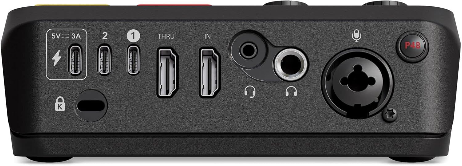 RØDE X Streamer X Professional Integrated Audio Interface and 4K Video Capture Card with XLR, HDMI and TRRS Connectivity for Streaming, Gaming and Content Creation