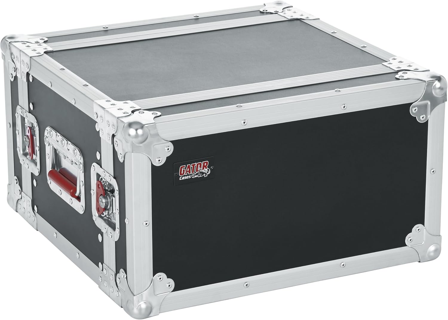 Gator Cases G-TOUR Series Shallow Audio Road Rack with Heavy-Duty Tour Grade Hardware, 15' Rackable Depth, 6U (G-TOUR EFX6U)