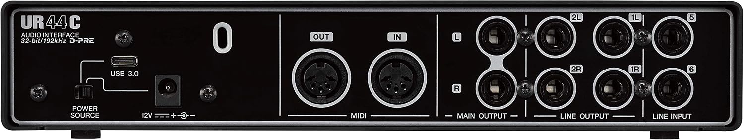 Steinberg UR44C 6x4 USB 3.0 Audio Interface with Cubase AI and Cubasis LE