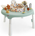 ORIBEL PortaPlay 3-in-1 Baby Activity Center & Play Table | Patented Bouncy Seat with Stable Foot Support | 5 Months+ | Convertible, Portable Design with Development-Focused Toys (Enchanted Garden)
