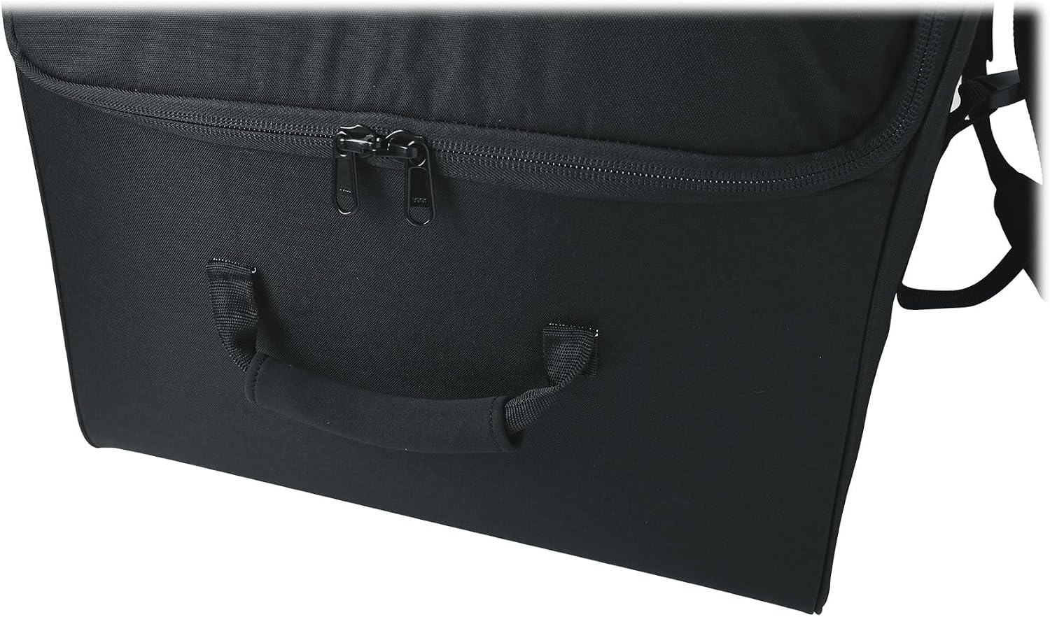Rockville SB12 v2 Rolling Travel Bag for 12' DJ PA Speakers with Speaker Stand Pocket, Soft Foam Padding, Semi-Rigid Structure, Water-Resistant, for Mobile DJs and Musicians