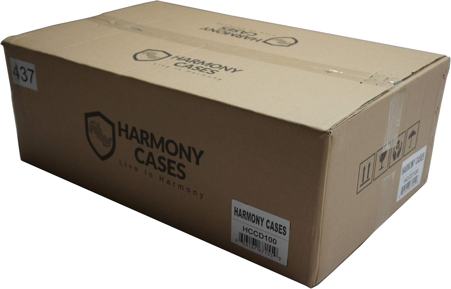 Harmony Audio HCCD100 100 Jewel or 300 Sleeve CD Transport Road Case New