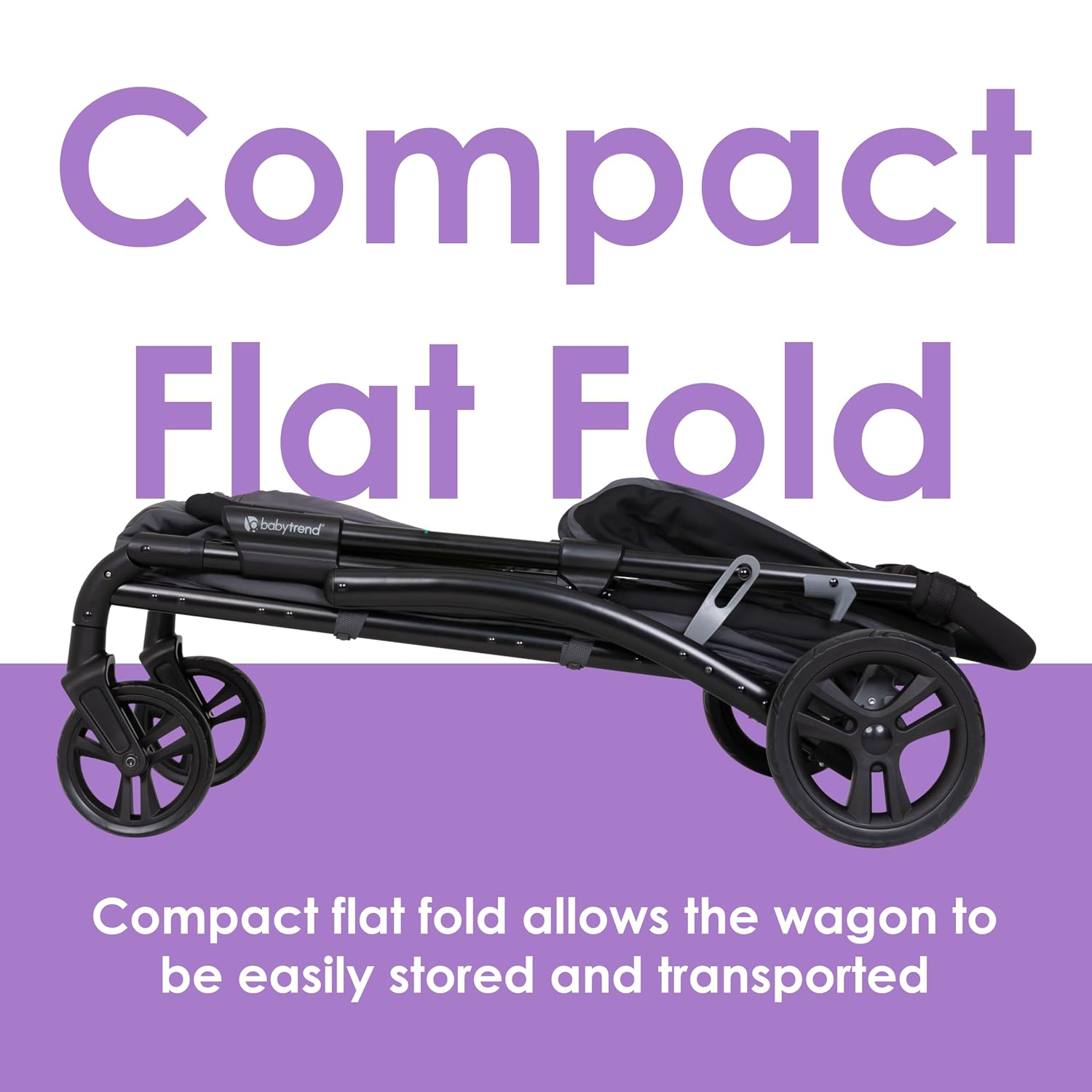 Baby Trend Tour™ LTE 2-in-1 Stroller Wagon, Gravity Black