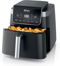 Ninja XL Air Fryer with MaxCrisp | 6.5 QT Capacity | 6-in-1 Max Crisp, Air Fry, Roast, Bake, Reheat & Dehydrate | 450°F Temp | 1750 Watts | Nonstick Basket, Crisper Plate & Recipe Guide | Grey | AF181