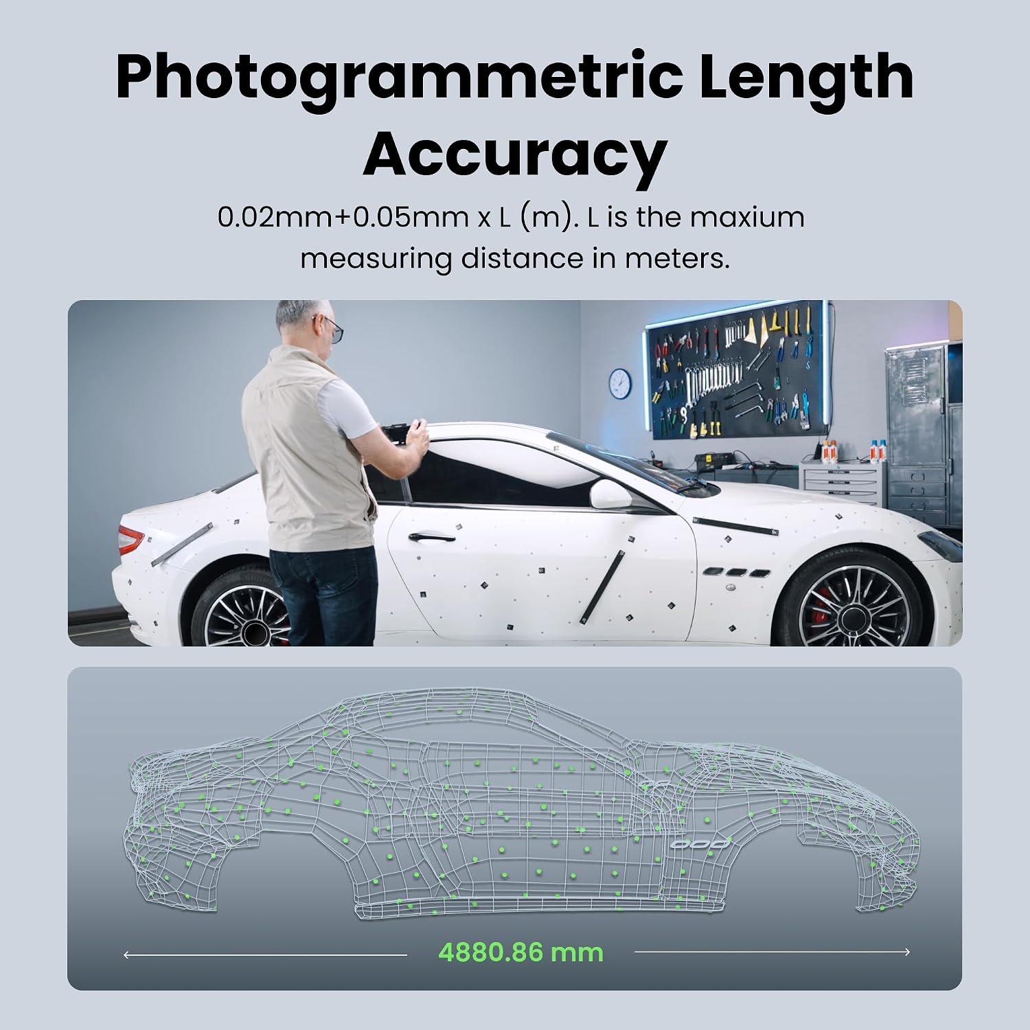 Revopoint MIRACO Plus 3D Scanner for 3D Printing Handheld, 3D Printer Scanner with Photogrammetry, Up to 0.02mm Precision, Full-Color Scan for Small to Large Objects, 32GB RAM