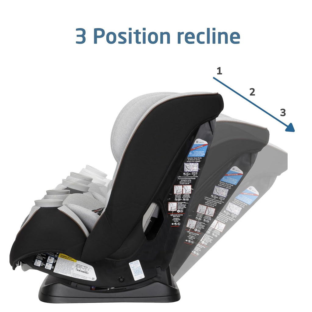 Maxi-Cosi Pria Chill All-in-One Convertible Car Seat, VentMax Fan Technology, QuikFit Harness, ReclineFit, Dishwasher-Safe Cup Holders, Newborn to 10 Years