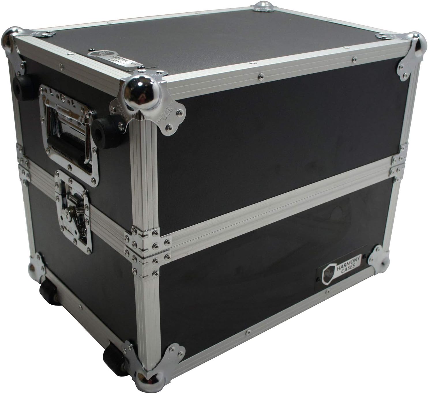 Harmony Audio Case HCLPHWE Rolling Flight Case Wheels & Handle 100 LP Vinyl Records