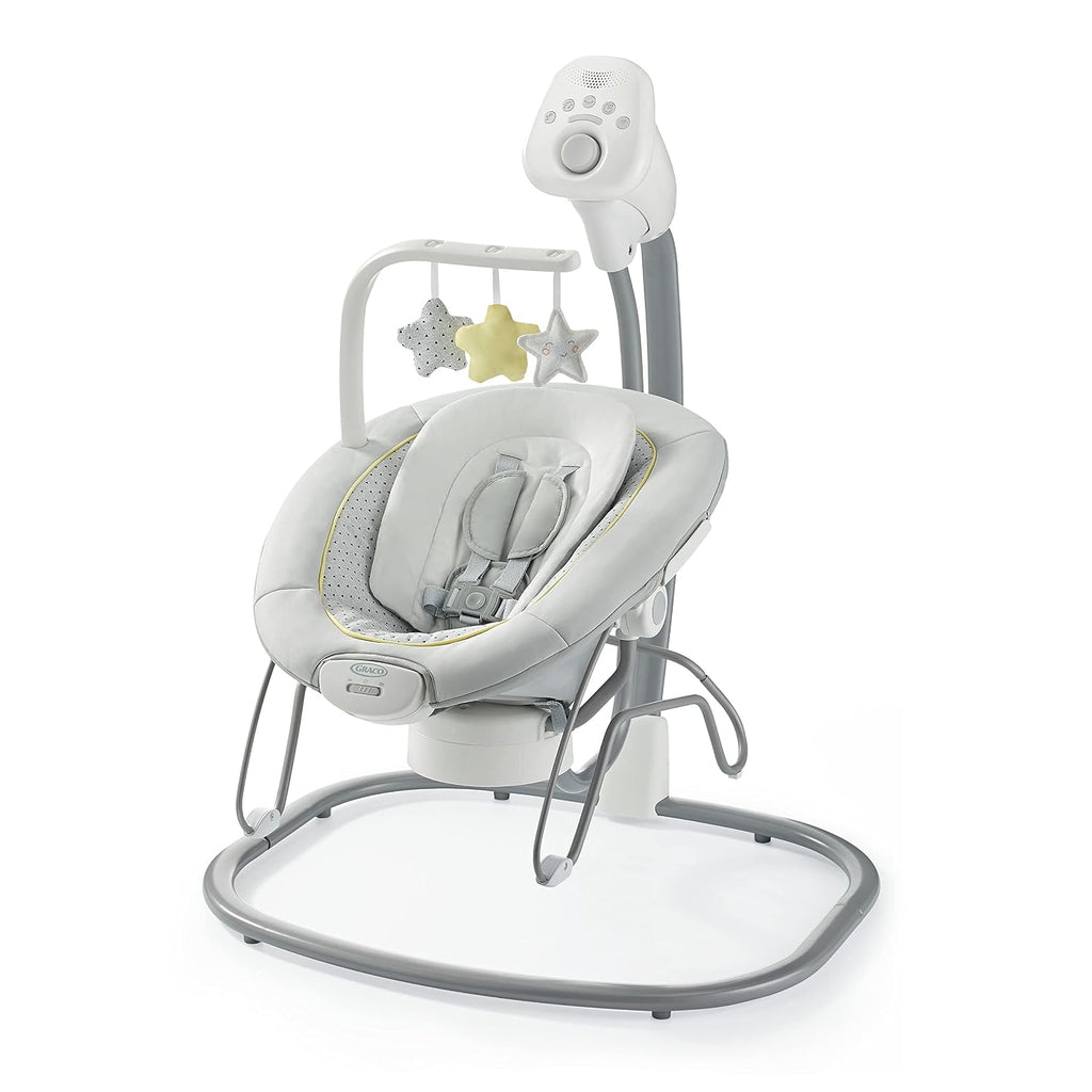 Graco Sway2Me Portable Baby Swing and Bouncer Seat with Music, Sounds, and Adjustable Settings, Watson Collection
