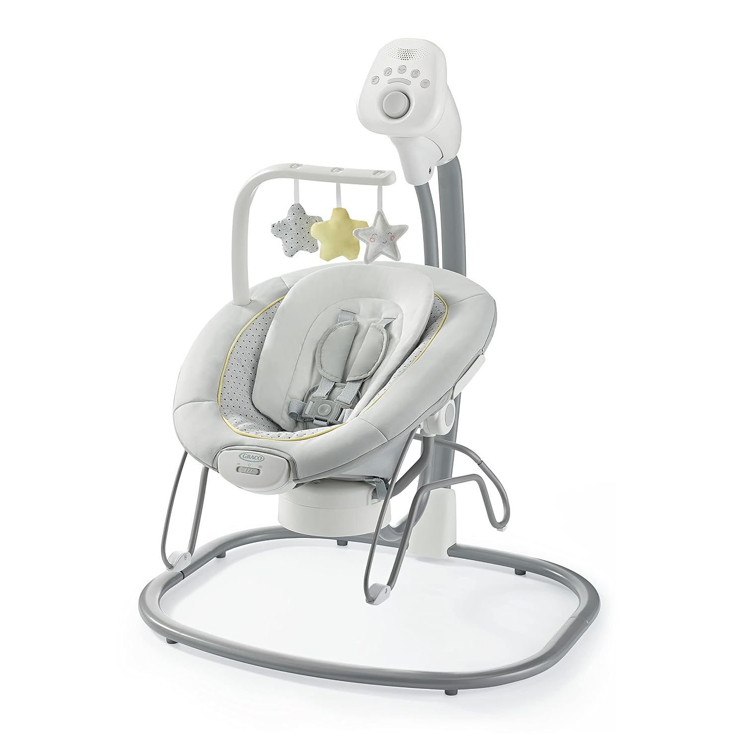 Graco Sway2Me Portable Baby Swing and Bouncer Seat with Music, Sounds, and Adjustable Settings, Watson Collection