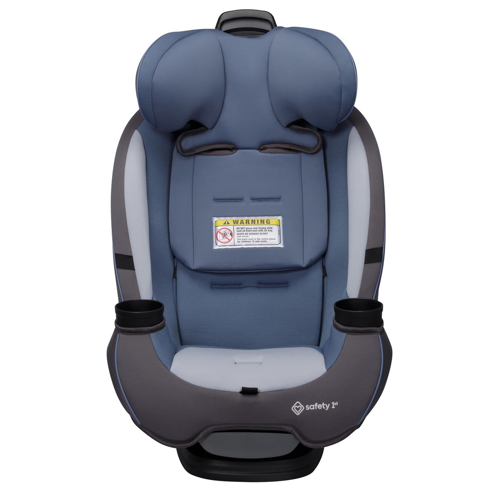 Safety 1st Grow and Go All-in-One Slim Convertible Car Seat, Rear Facing, 5-40 lbs, Forward Facing (30–65 lbs), High Back Booster Seat 40-100 pounds, Alaskan Blue