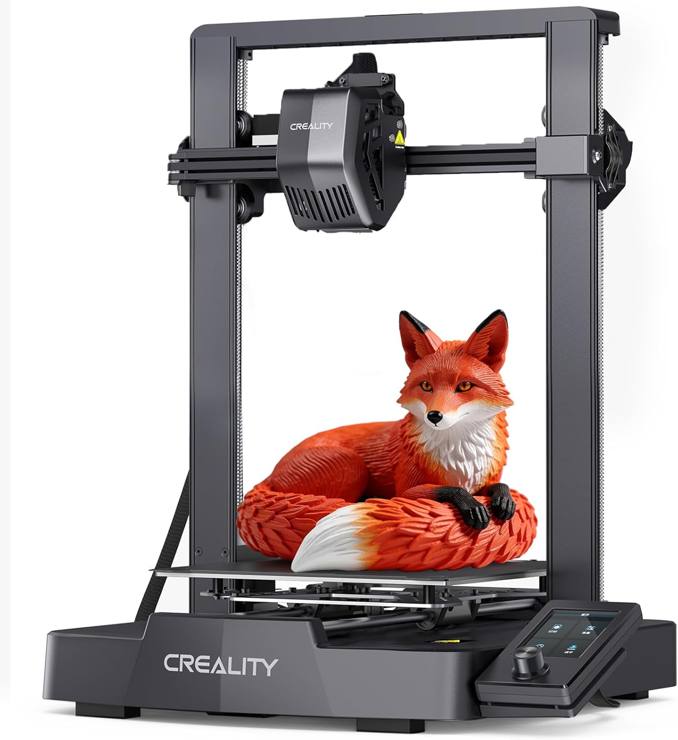 Creality Ender 3 V3 SE 3D Printer, 250mm/s High-Speed Desktop Printer, CR Touch Auto-Leveling, Sprite Direct Extruder, Dual Z-Axis, Auto-Load Filament, 8.66x8.66x9.84 Print Volume, Easy Assembly
