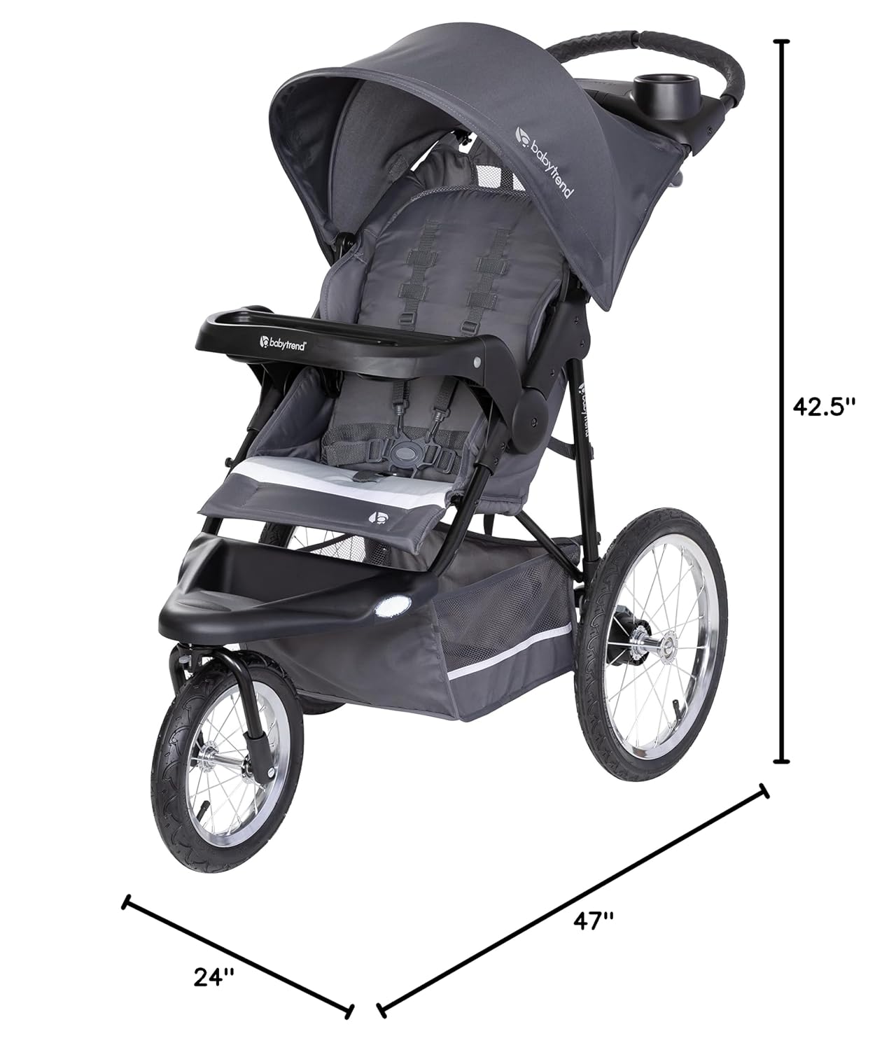 Baby Trend Expedition® Jogger, Dash Grey