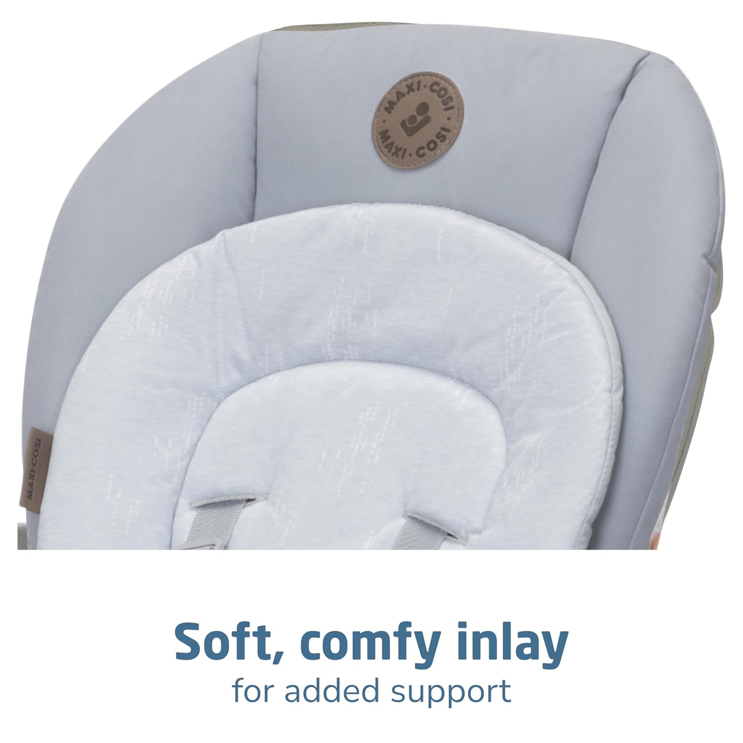 Maxi-Cosi Minla 6-in-1 High Chair for Babies & Toddlers, Portable Foldable Highchair, EcoCare Fabric, 9 Heights, 5 Reclines, 4 Tray Positions, Classic Slate