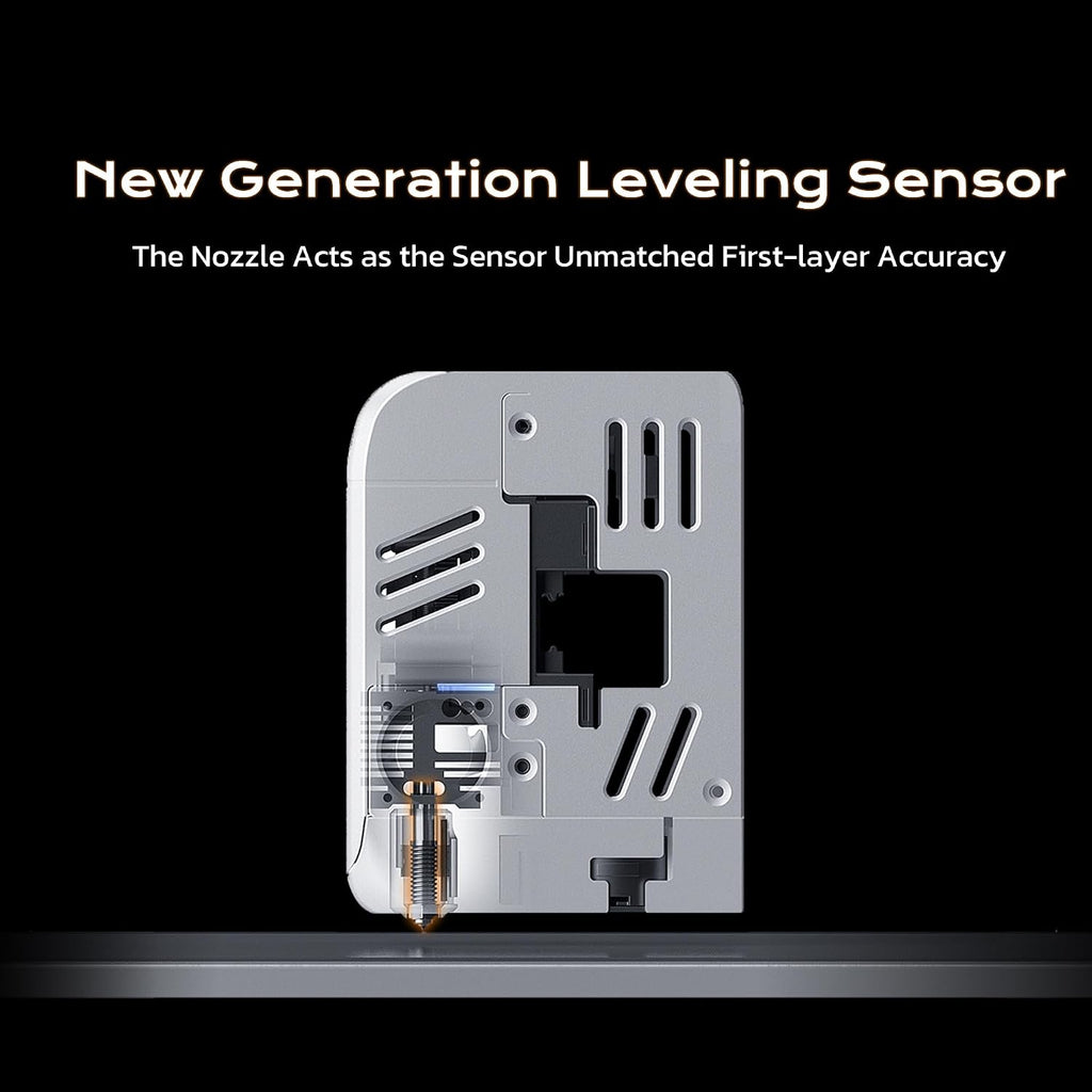 QIDI Q2C 3D Printer, Enclosed FDM with New Generation Leveling Sensor for Full Auto Leveling, 600mm/s High Speed, 270x270x256mm Build Volume, 370℃ Bimetal Hotend Unlock PPS-CF, from Beginner to Expert