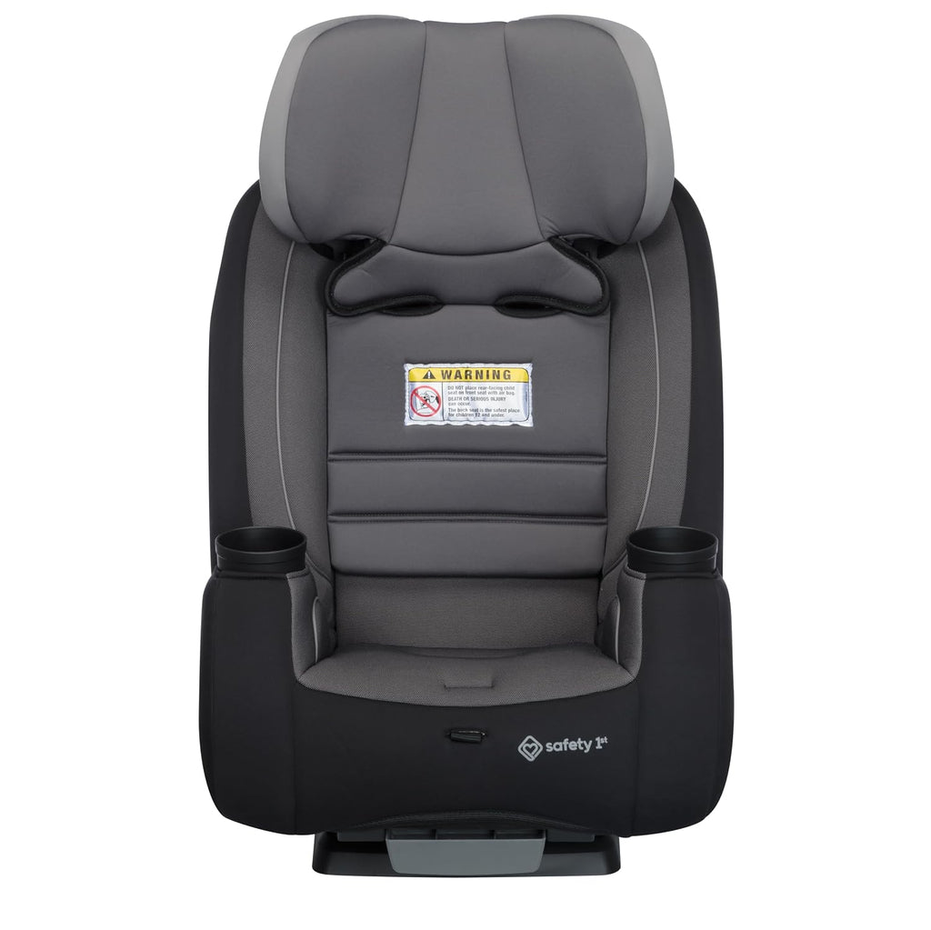 Safety 1st TriMate 3-in-1 Convertible Car Seat, Slim Fit, Infant to Big Kid Car Seat, Easy-Install Harness, Machine-Washable Cover, Dishwasher-Safe Cup Holders, 5-100 lbs, Sharkskin