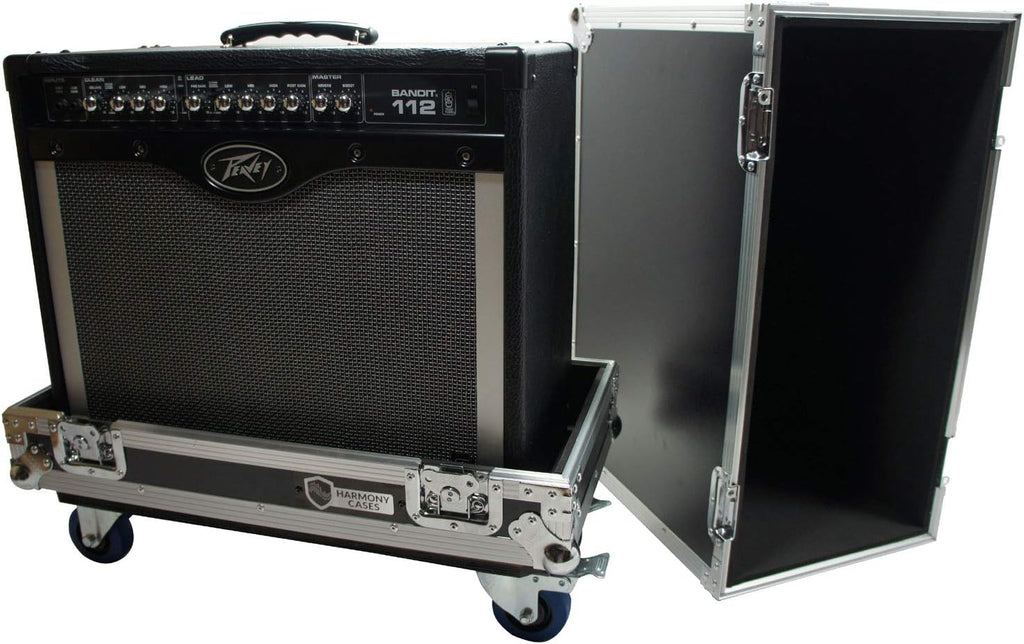 Harmony Audio HCGC12C Universal 1X12 Electric Guitar Combo Amp Rolling Flight Case