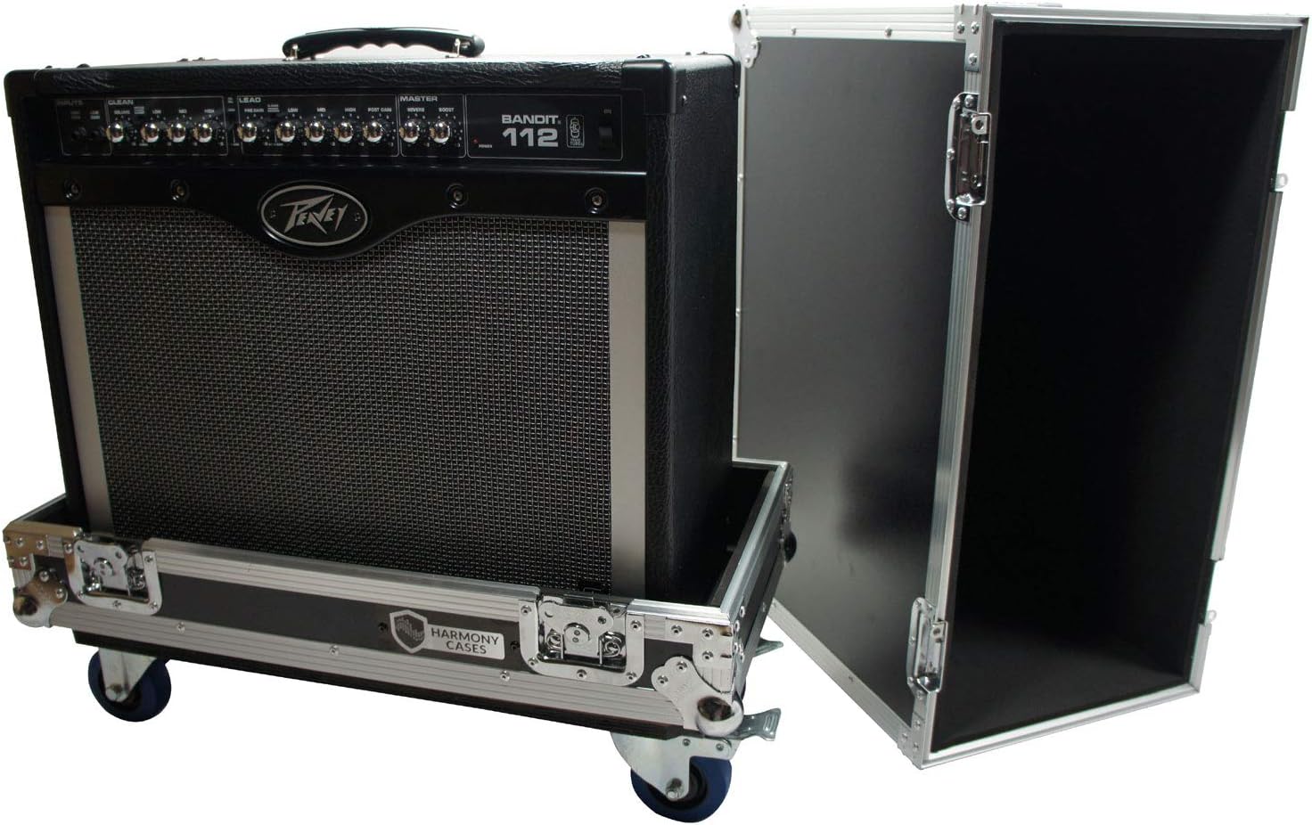 Harmony Audio HCGC12C Universal 1X12 Electric Guitar Combo Amp Rolling Flight Case