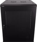Navepoint 15U Deluxe IT Wallmount Cabinet Enclosure 19-Inch Server Network Rack with Locking Perforated Door 16-Inches Deep Black