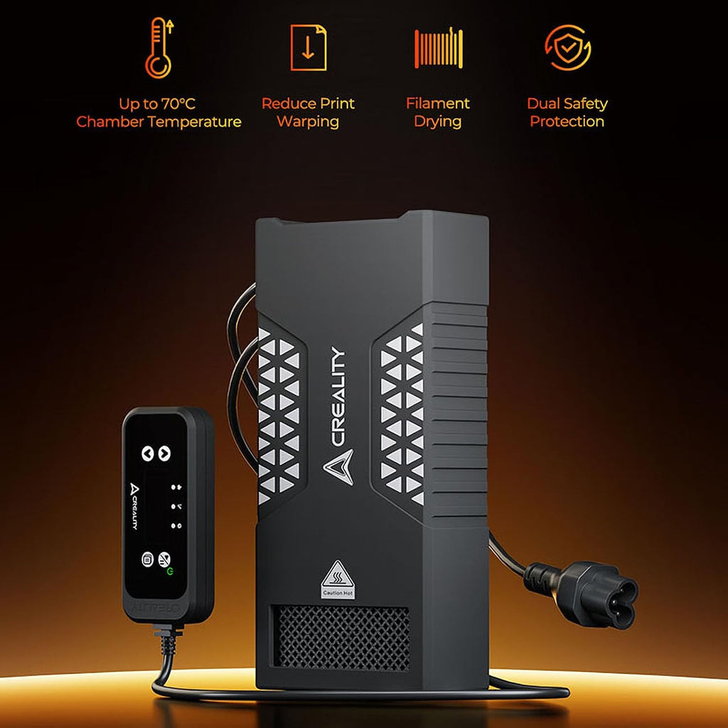 Creality Filament Drying Chamber Heater: Reduce ABS/PA/PC Filament Warp Print Warping, for Ender-3 Series, Ender-3 S1 Series, Ender-3V3 SE/KE, Creality HI/CR-10, Ender-5(Outer Layer has Enclosure)