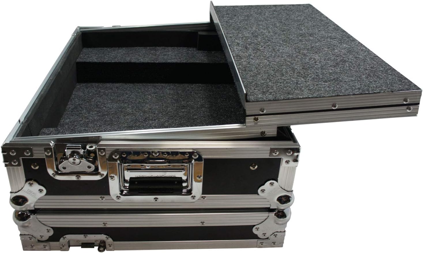 Harmony Audio HCXDJRRLT Flight Angle Glide Laptop Stand DJ 1U Rack Case Compatible with Pioneer XDJ-RR