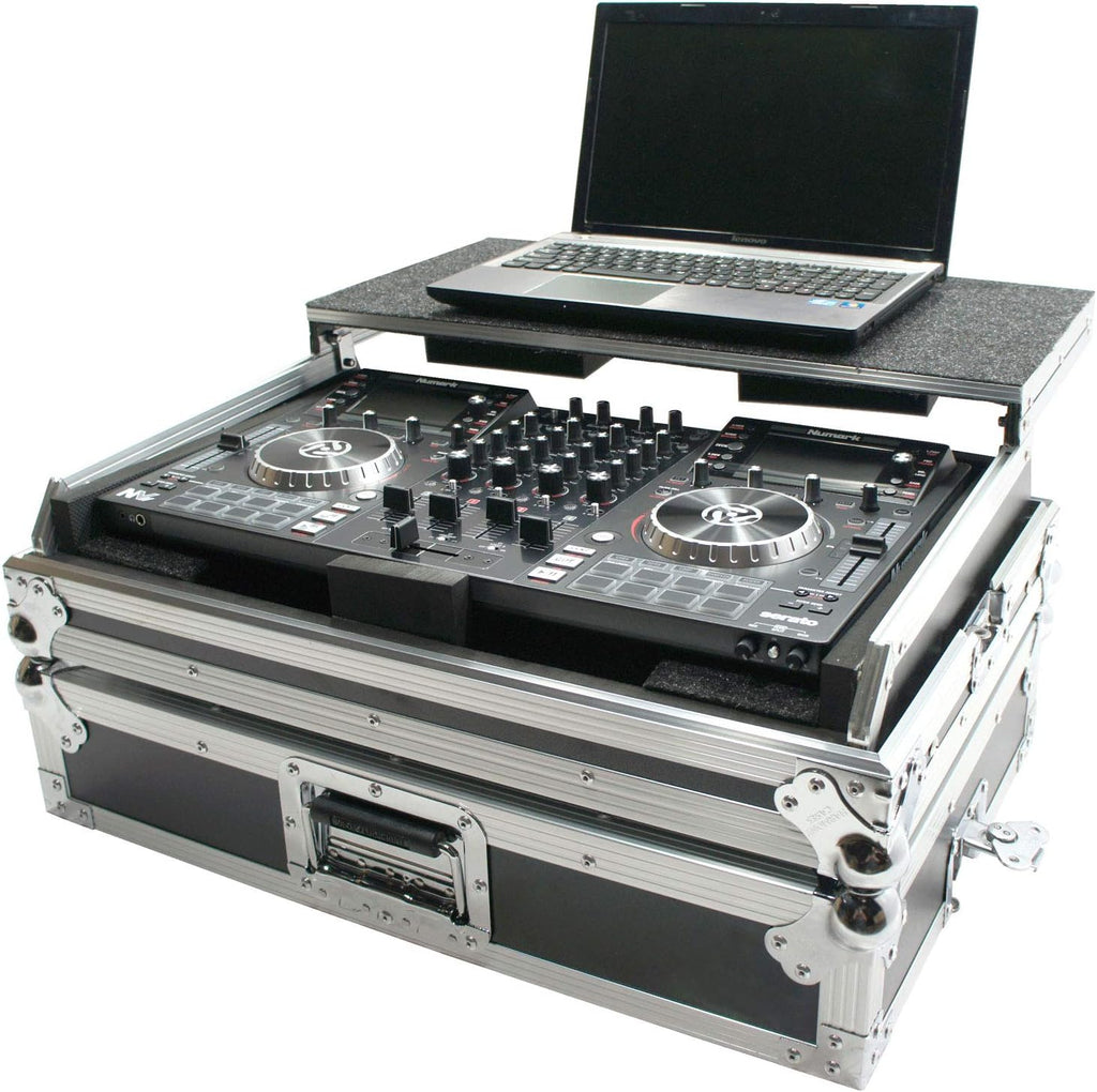 Harmony Audio DJ HCNVLT Flight Glide Laptop Stand Road DJ Custom Case Compatible with Numark NV