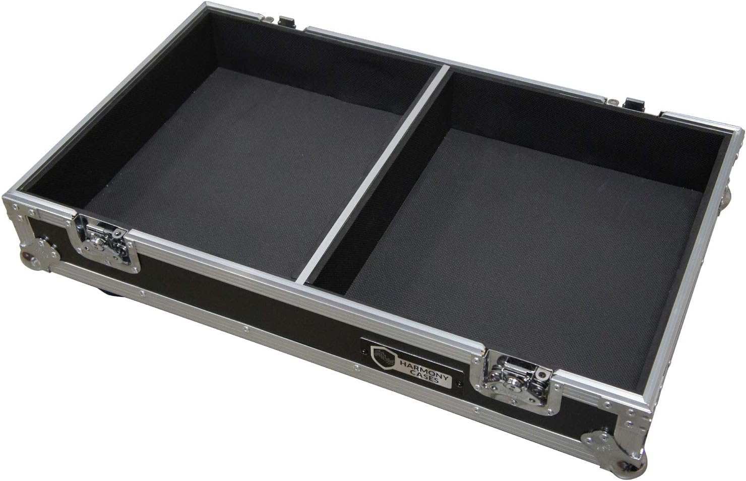 Harmony Audio Cases HC2EON15C Pro DJ Rolling Road Case Compatible with (2) JBL EON615 Speakers