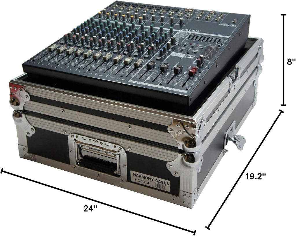 Harmony Audio HC5014 Flight Transport Road Custom Case Compatible with Yamaha EMX5014CF Mixer