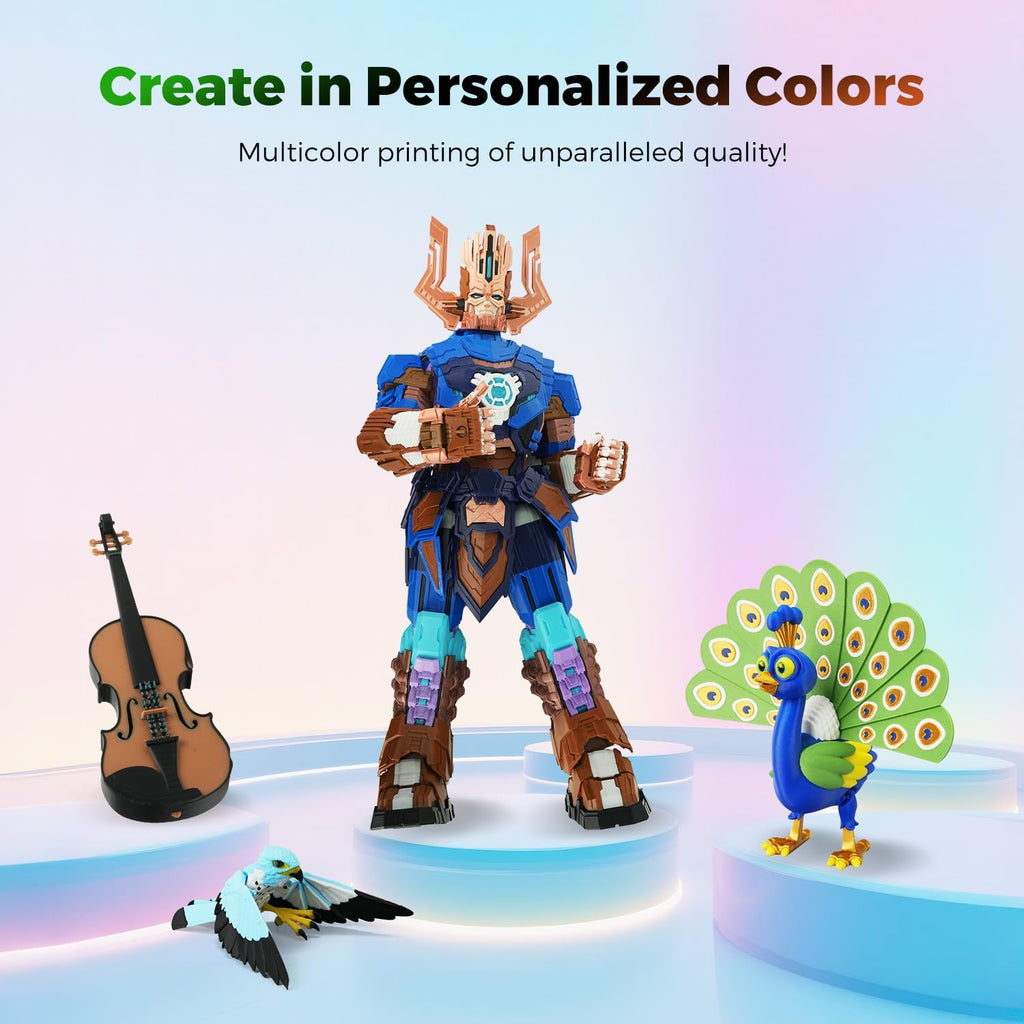FLASHFORGE 3D Printer AD5X w/o Filament, IFS Multi-Color Printing, CoreXY 600mm/s High Speed & Precision, Auto Calibration & Vibration Compensation, 300℃ Direct Drive Extruder Unleash Your Creativity